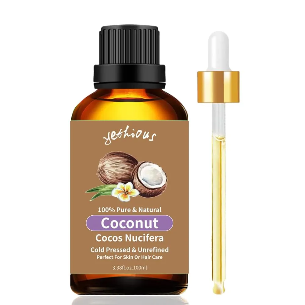 yethious Coconut Fragrance Oil 100ML for Diffuser, Candle Making, Soap, Home Aromatherapy